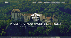 Desktop Screenshot of penzionprehrada.cz