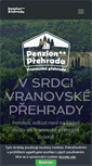 Mobile Screenshot of penzionprehrada.cz