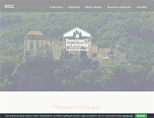 Tablet Screenshot of penzionprehrada.cz